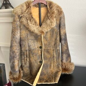 Blue Duck genuine shearling coat XS
NWOT